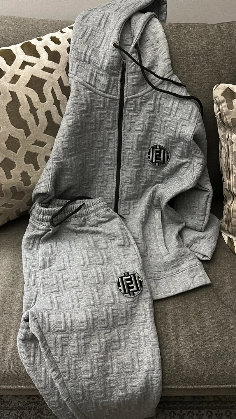 Fendi Grey Tracksuit