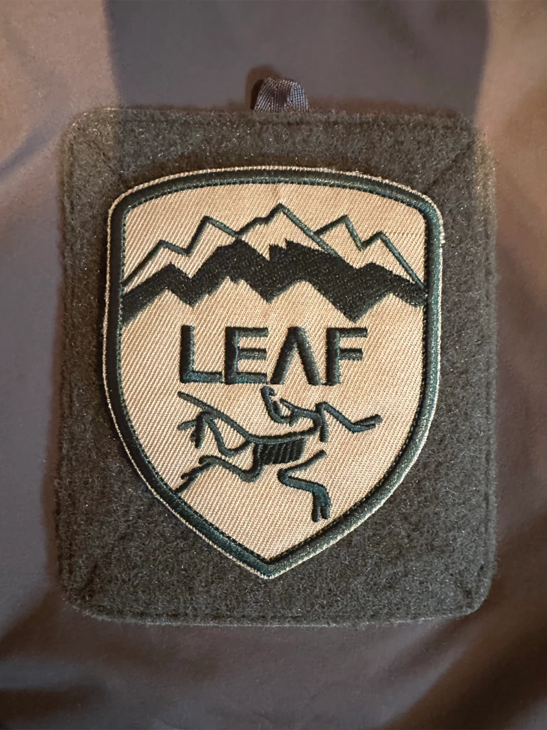 Arc'teryx LEAF Hook & Loop Embroidered Patch