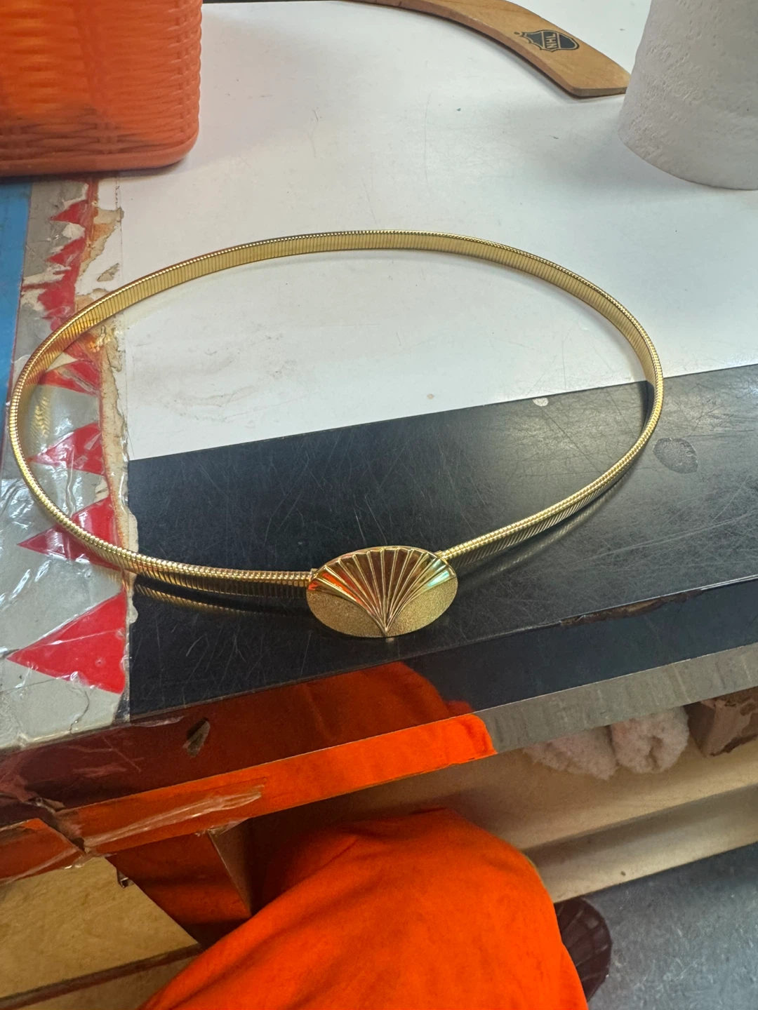 Vintage Gold Tone Belt - photo 2