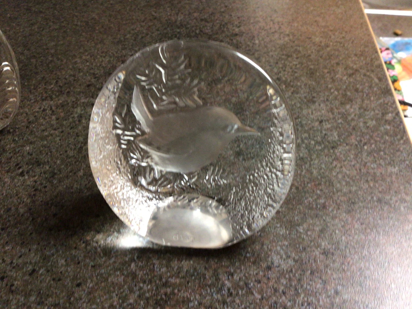 Mats Jonasson Crystal Bird Paperweight - photo 3