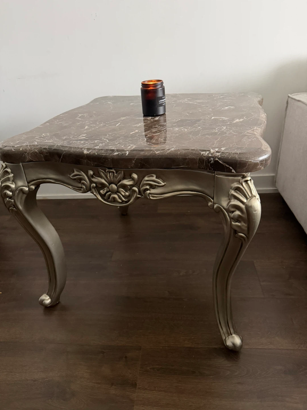 Elegant Marble Top Coffee Table - photo 2