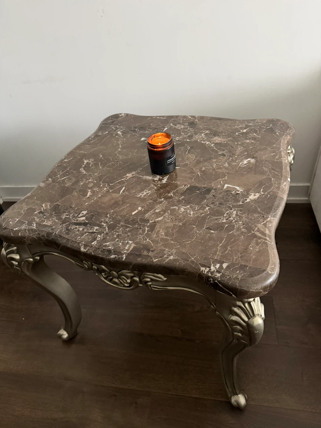 Elegant Marble Top Coffee Table