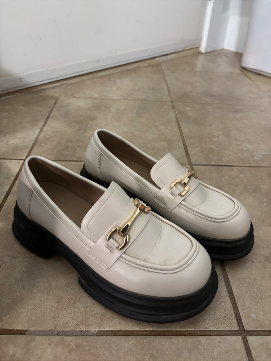 H&M Women's Black Mary Jane Platform Shoes Size 8 - photo 2