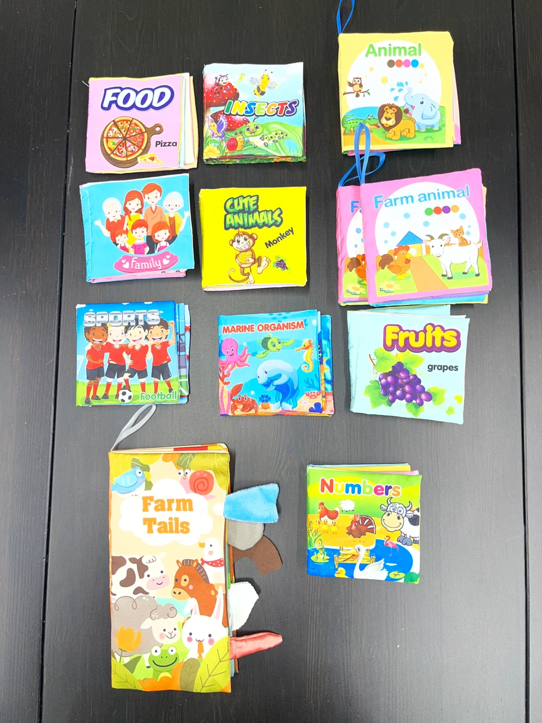 Soft Cloth Baby Books - Set of 10 #gifting