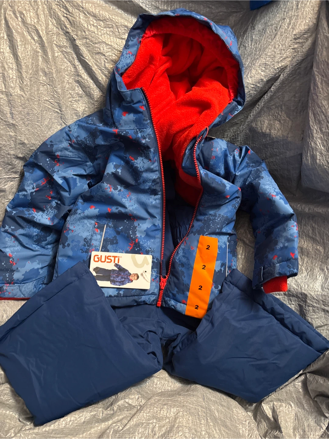 Gusti Snowsuit Size 2 - Blue & Red - photo 2