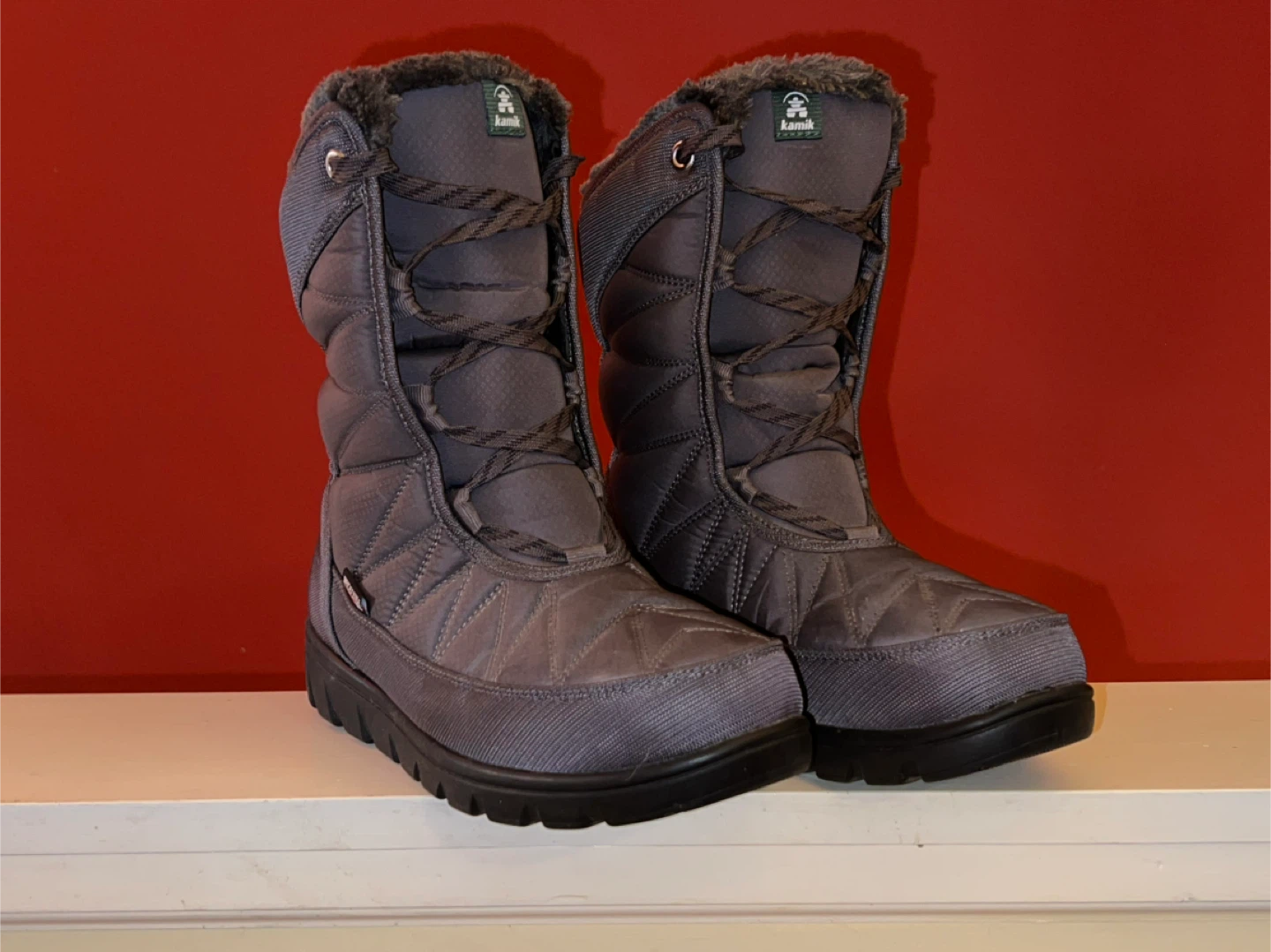 Kamik Grey Winter Boots, size 9W