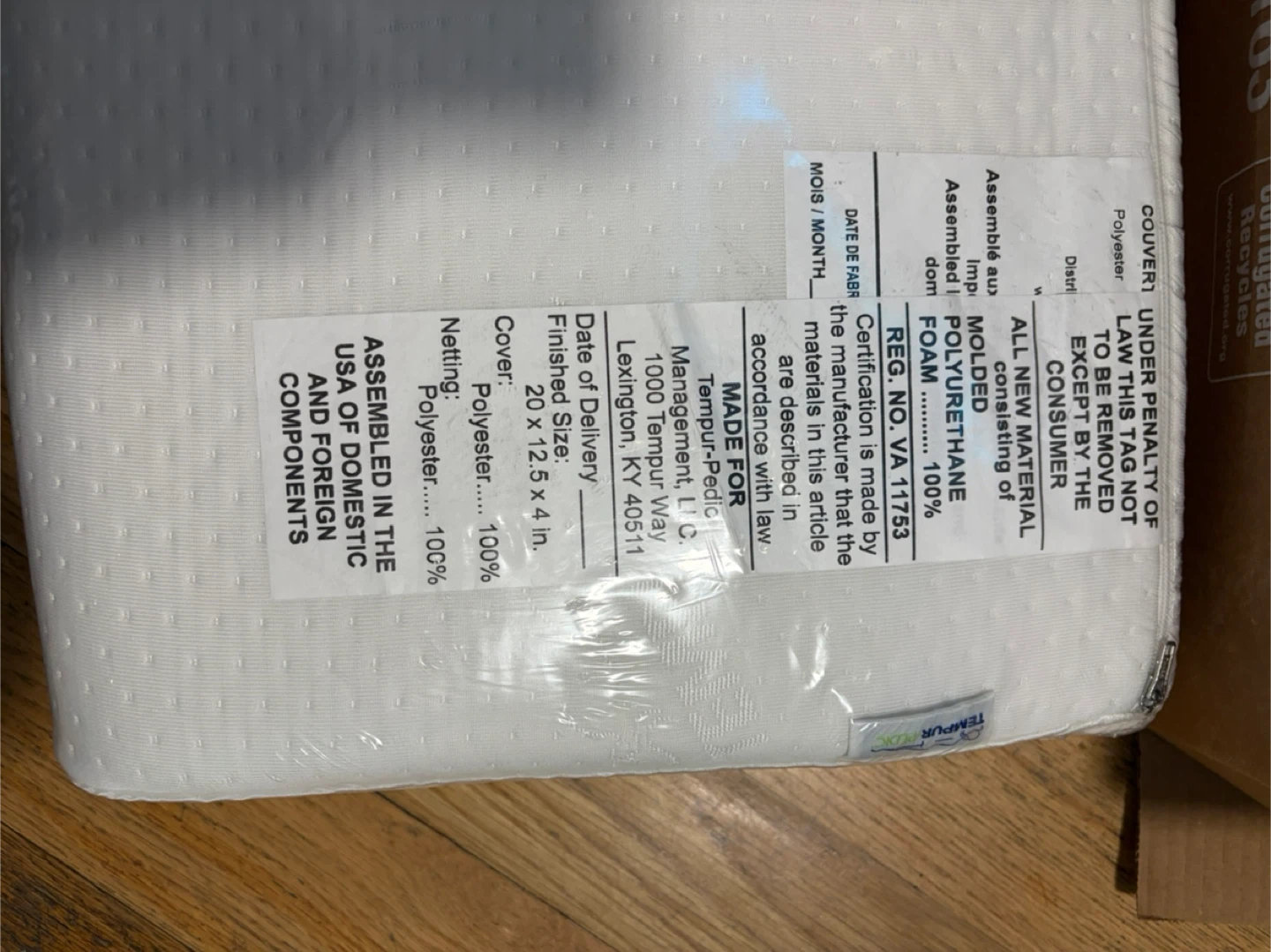 New Tempur-Pedic Neck Pillow Std Med C1P2 - photo 3