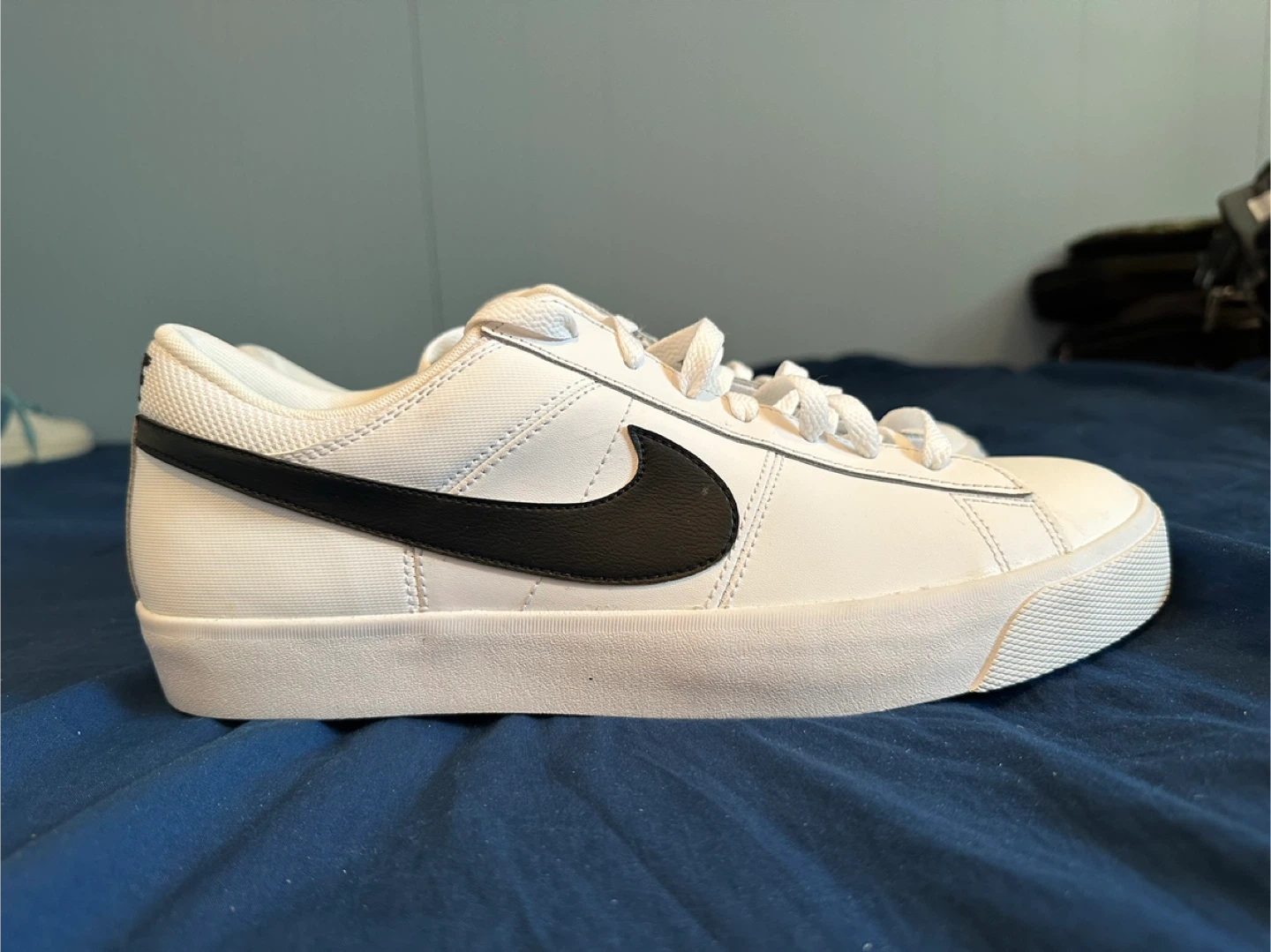 RARE Nike Classic Vintage Tennis White Leather Sneakers Men’s
