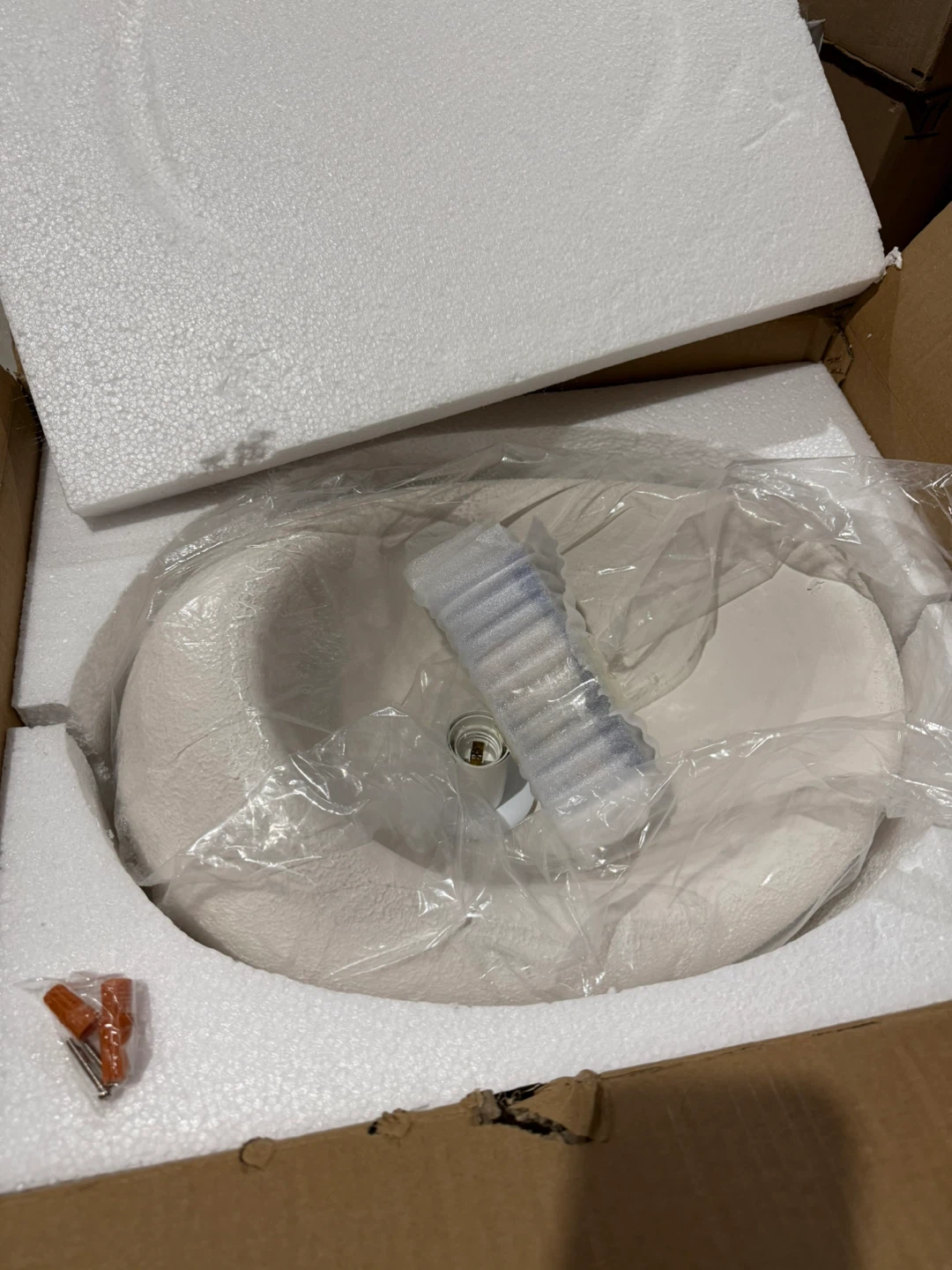 New in box! 18”Modern Wabi Sabi Japanese Ceiling Light Fixture - photo 3