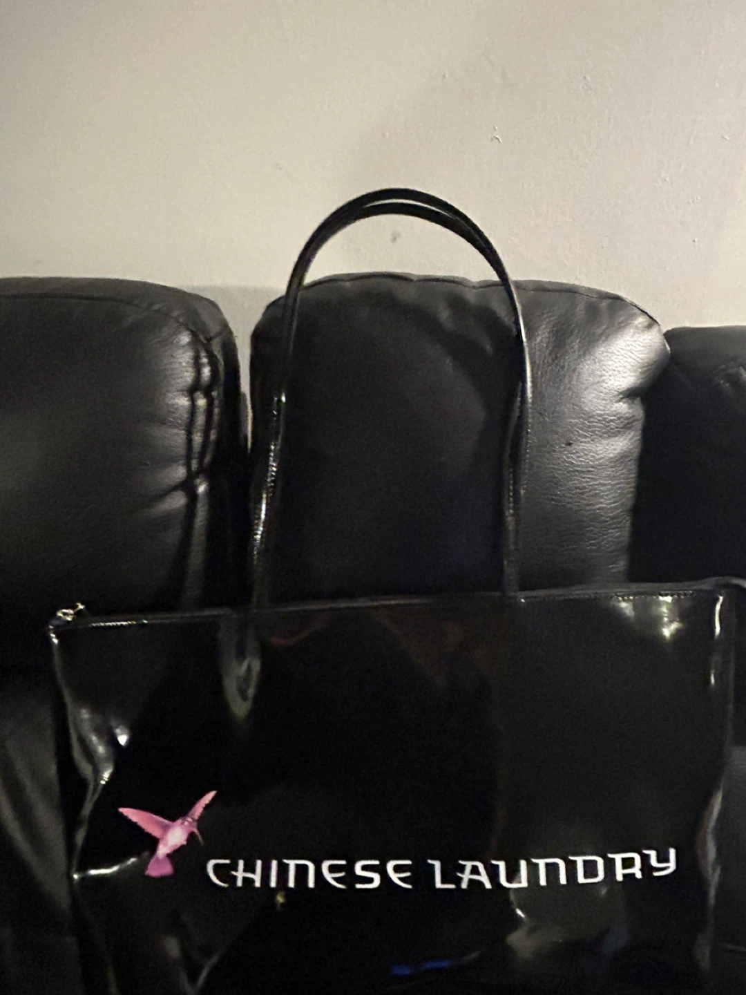 Chinese Laundry Black Tote Bag - photo 3