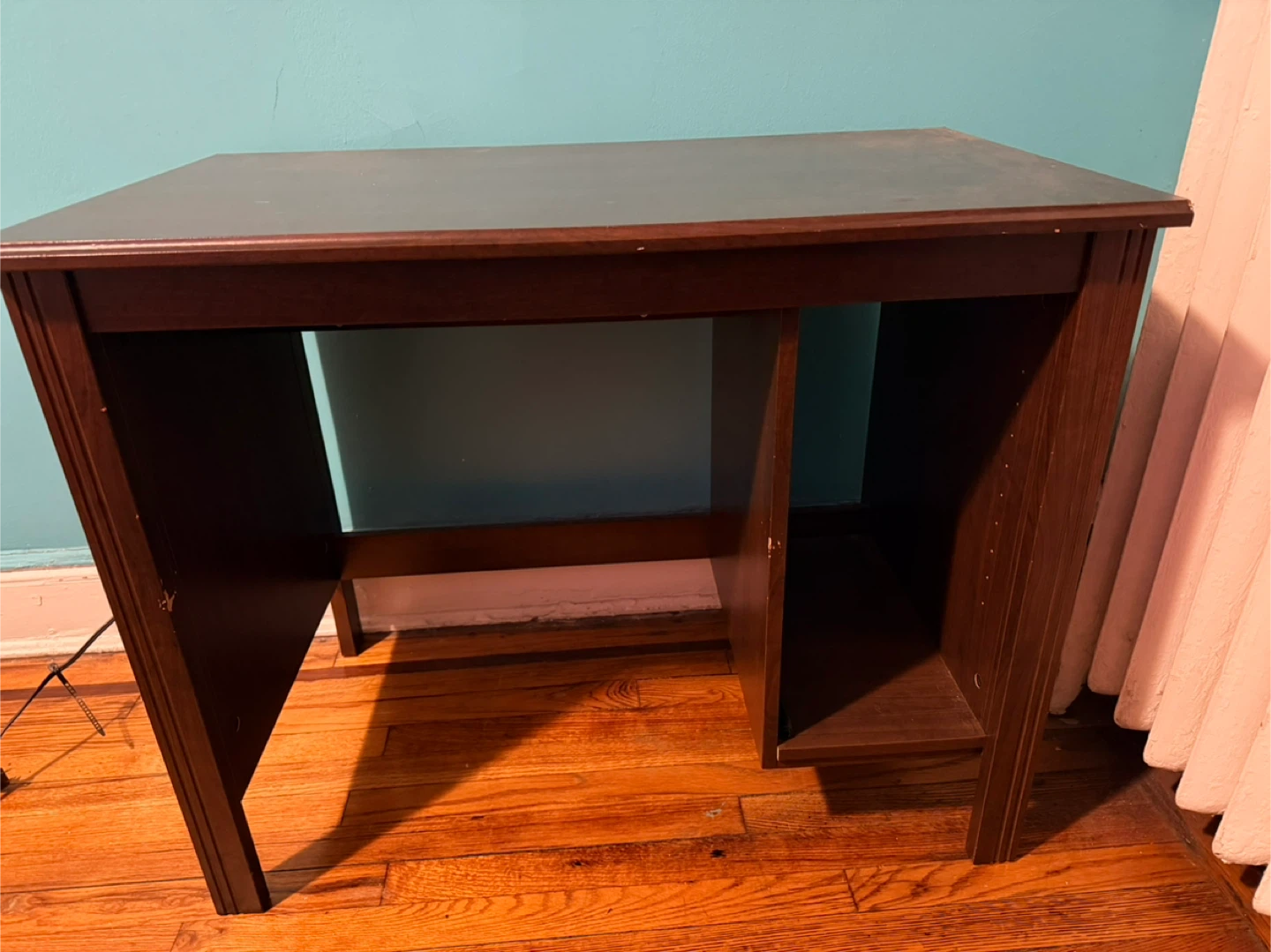 Dark Brown Wooden Desk