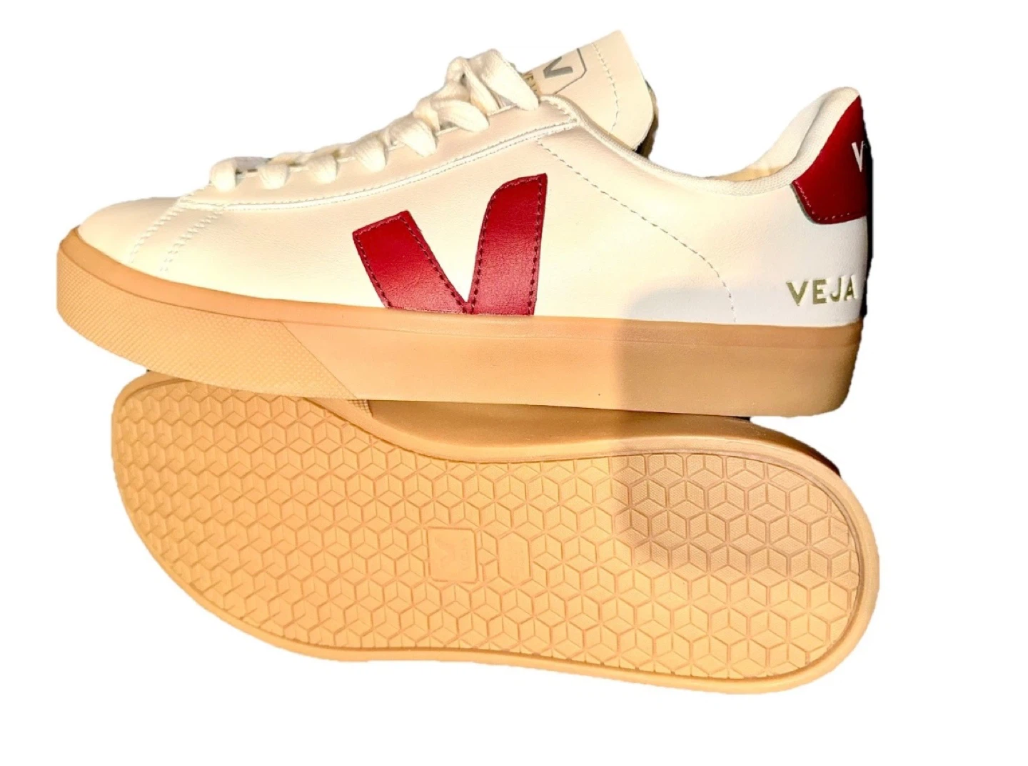 New Veja Sneakers White/Red Size EU45 US11.5 - photo 4
