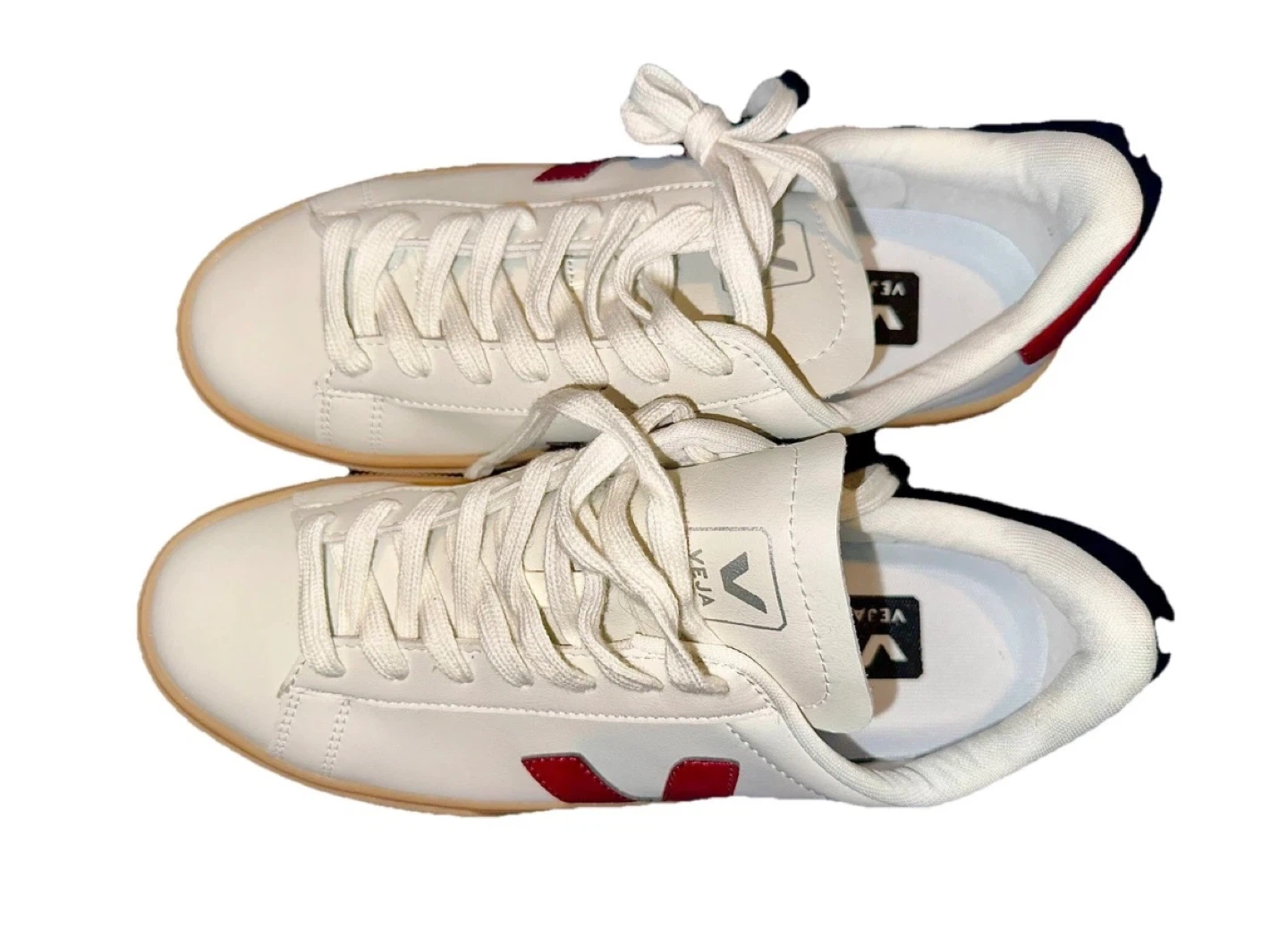 New Veja Sneakers White/Red Size EU45 US11.5 - photo 2