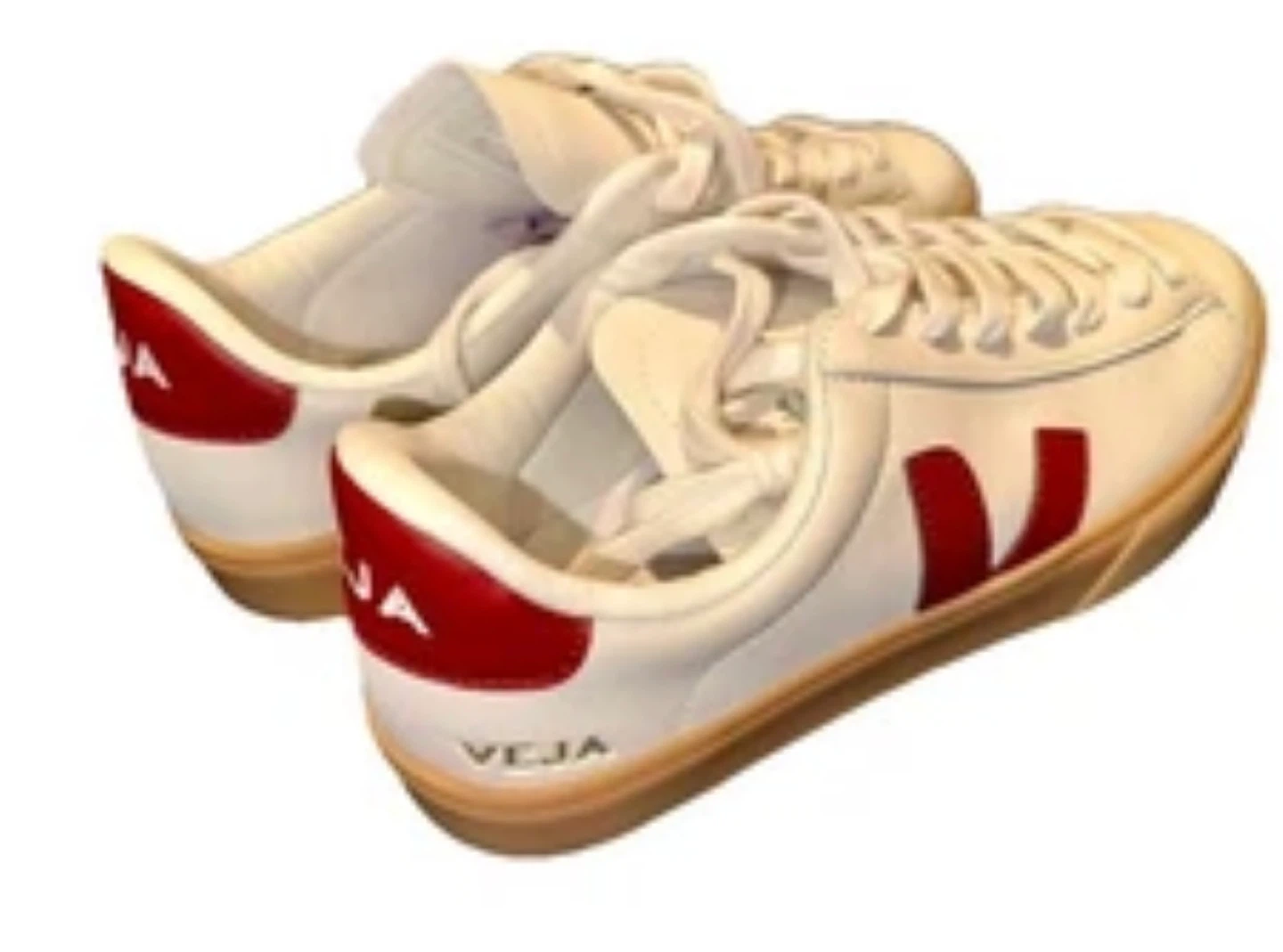 New Veja Sneakers White/Red Size EU45 US11.5 - photo 3