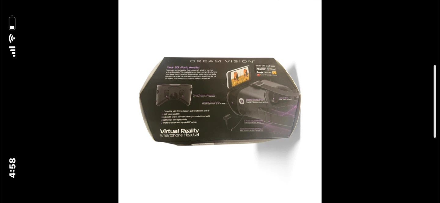 Dream Vision VR Smartphone Headset - New in Box - photo 2