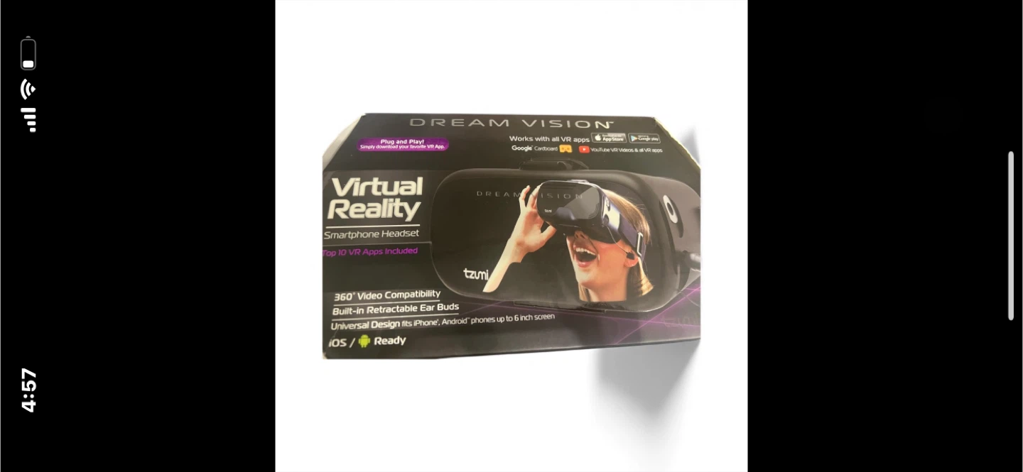 Dream Vision VR Smartphone Headset - New in Box