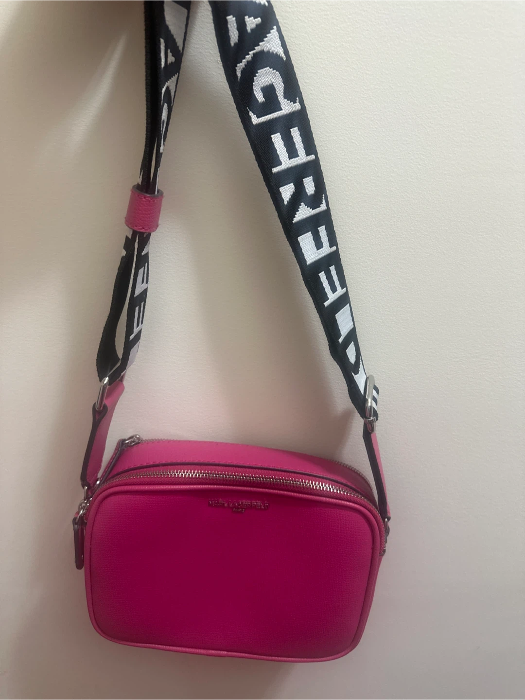 Karl Lagerfeld Paris Pink Crossbody Bag