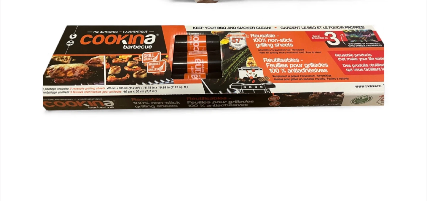 Cookina Barbecue Grilling Sheets, Set of 3 - photo 2