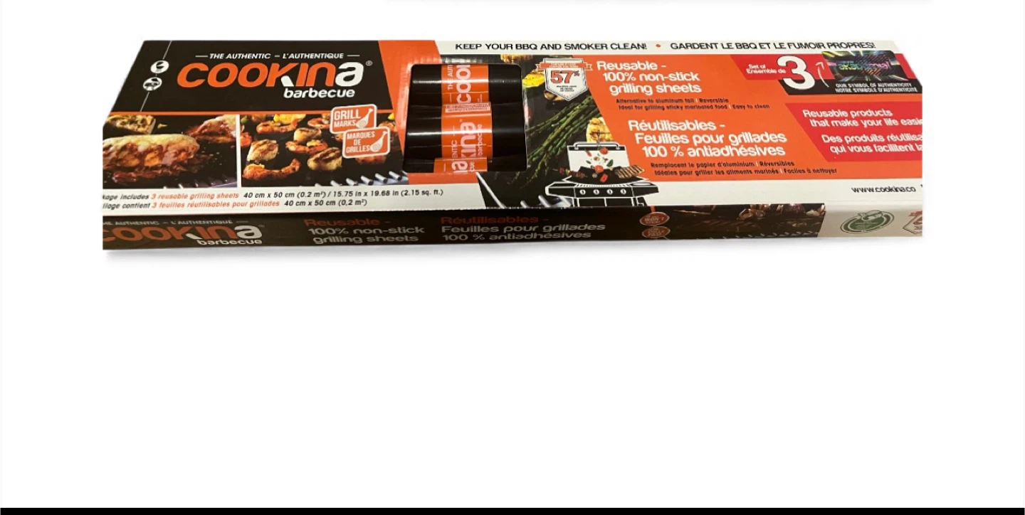Cookina Barbecue Grilling Sheets, Set of 3