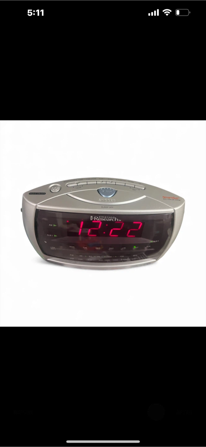 RCA SmartSet Alarm Clock