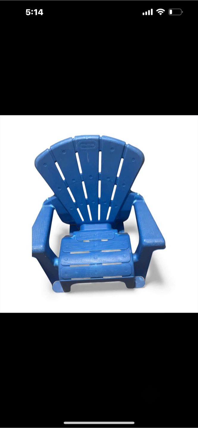 Little Tikes Blue Adirondack Chair - photo 3