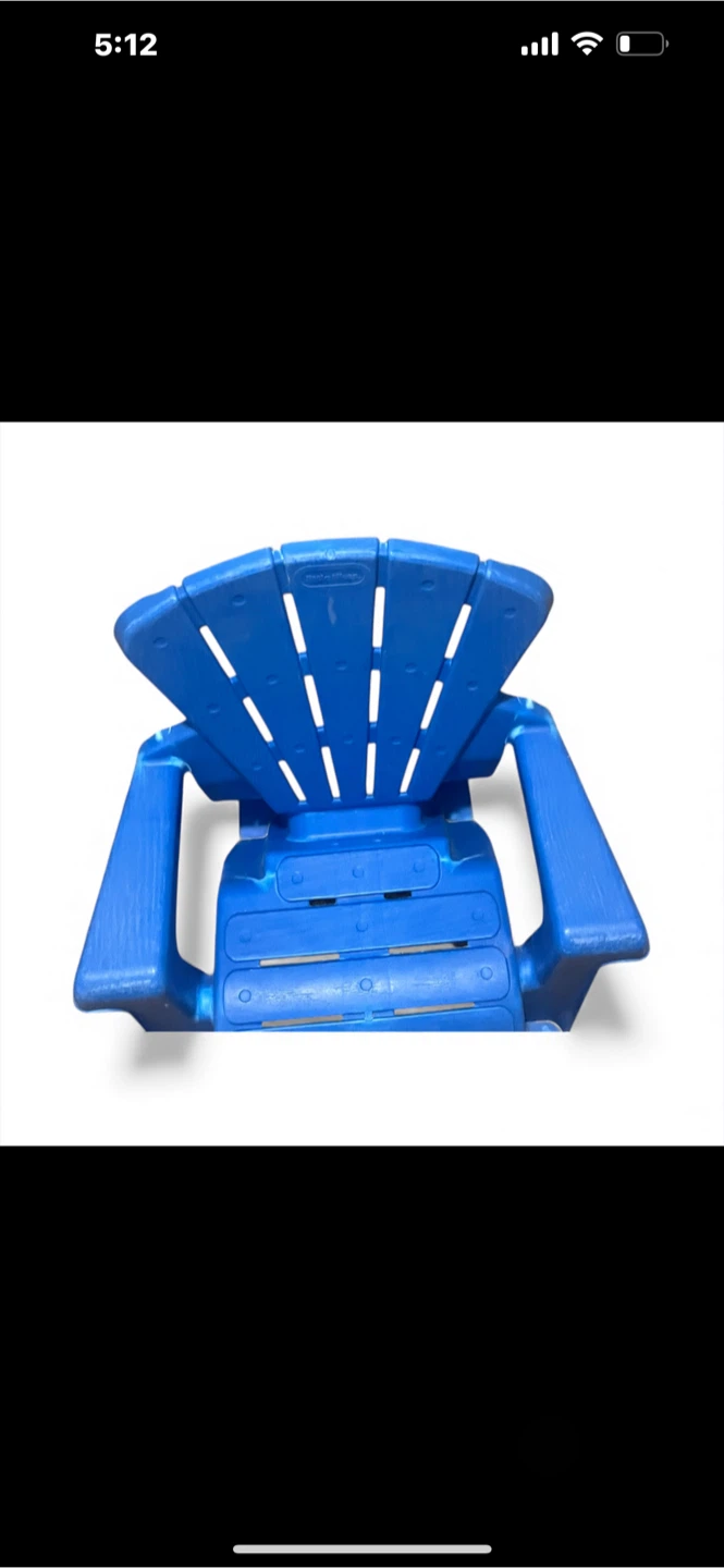 Little Tikes Blue Adirondack Chair - photo 4