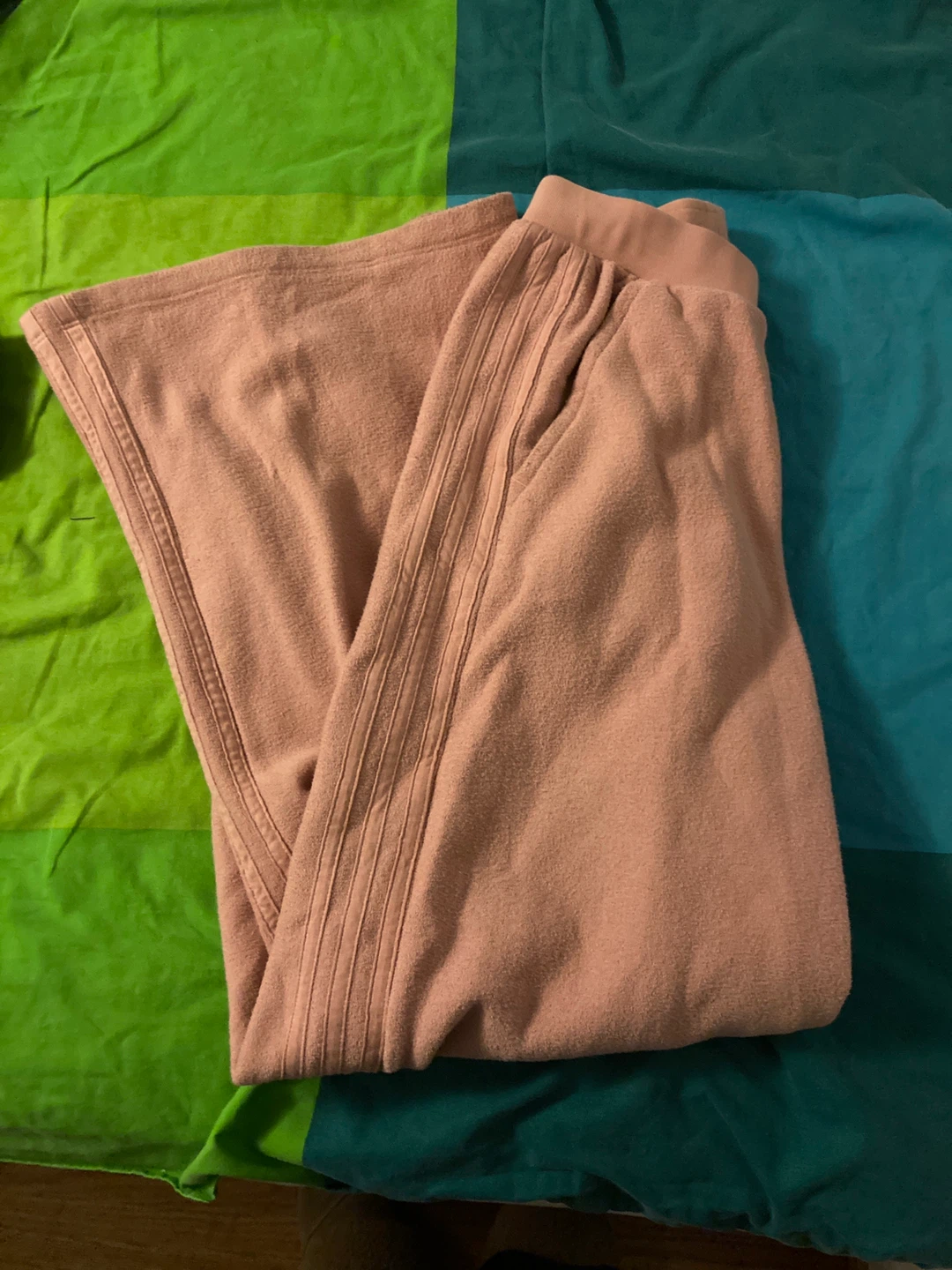 Adidas Pink Terry Cloth Pants - Size XS