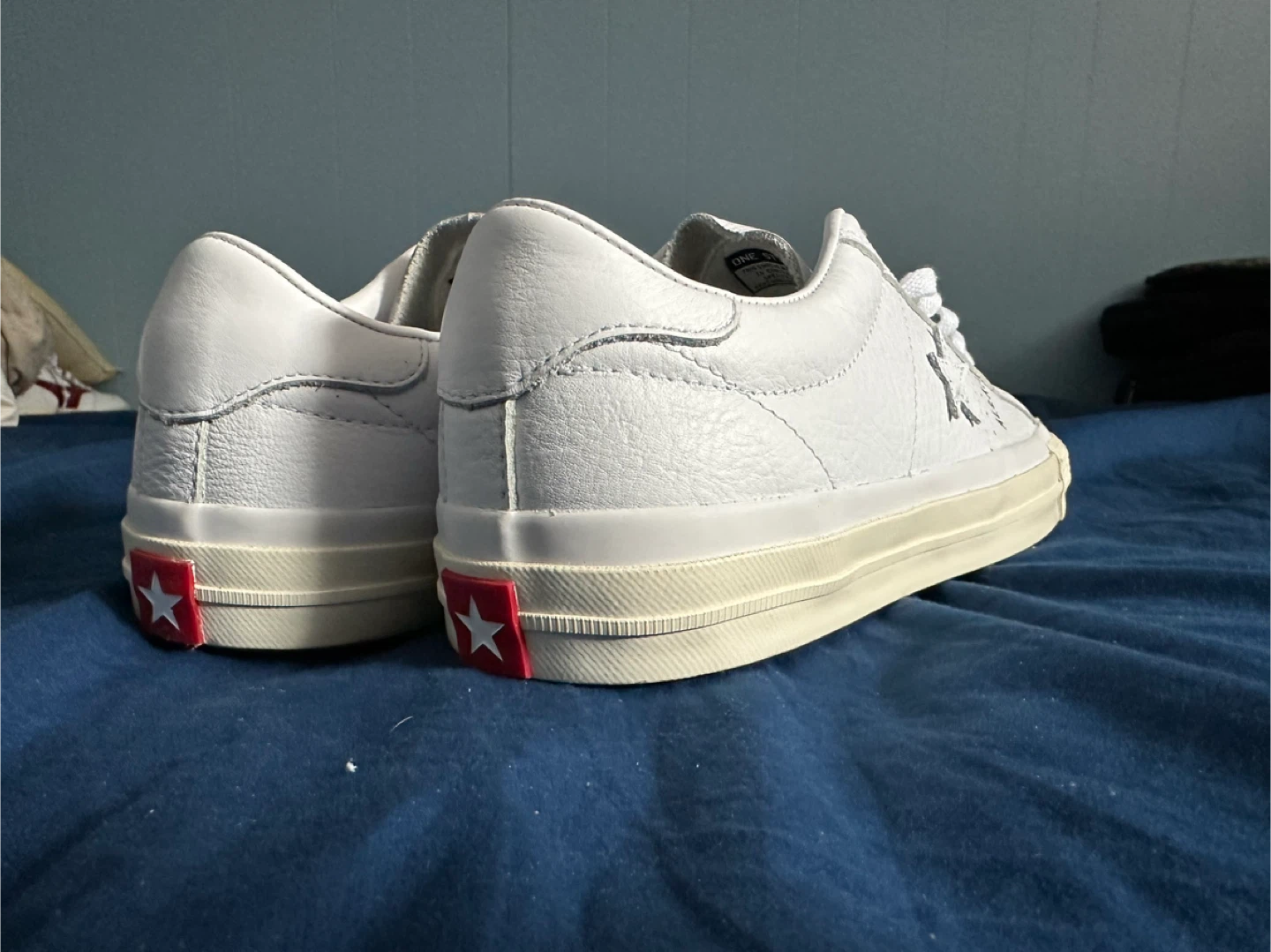 Converse ONE STAR PRO AS OX White Leather Sneakers - photo 4