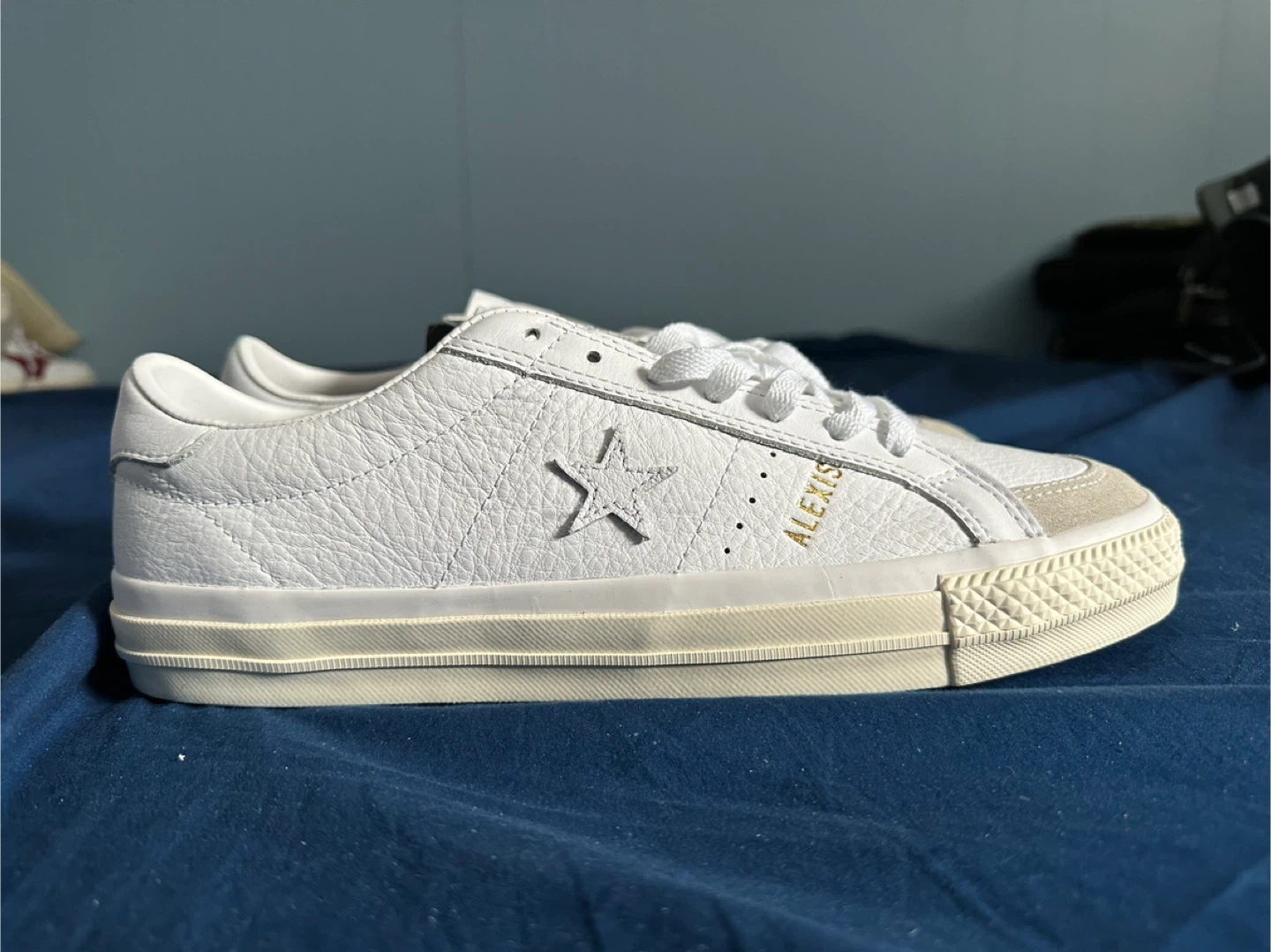 Converse ONE STAR PRO AS OX White Leather Sneakers