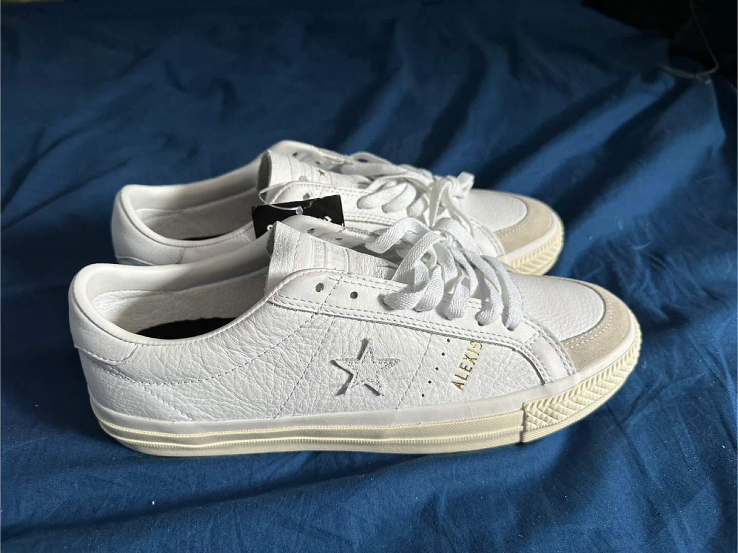 Converse ONE STAR PRO AS OX White Leather Sneakers - photo 2