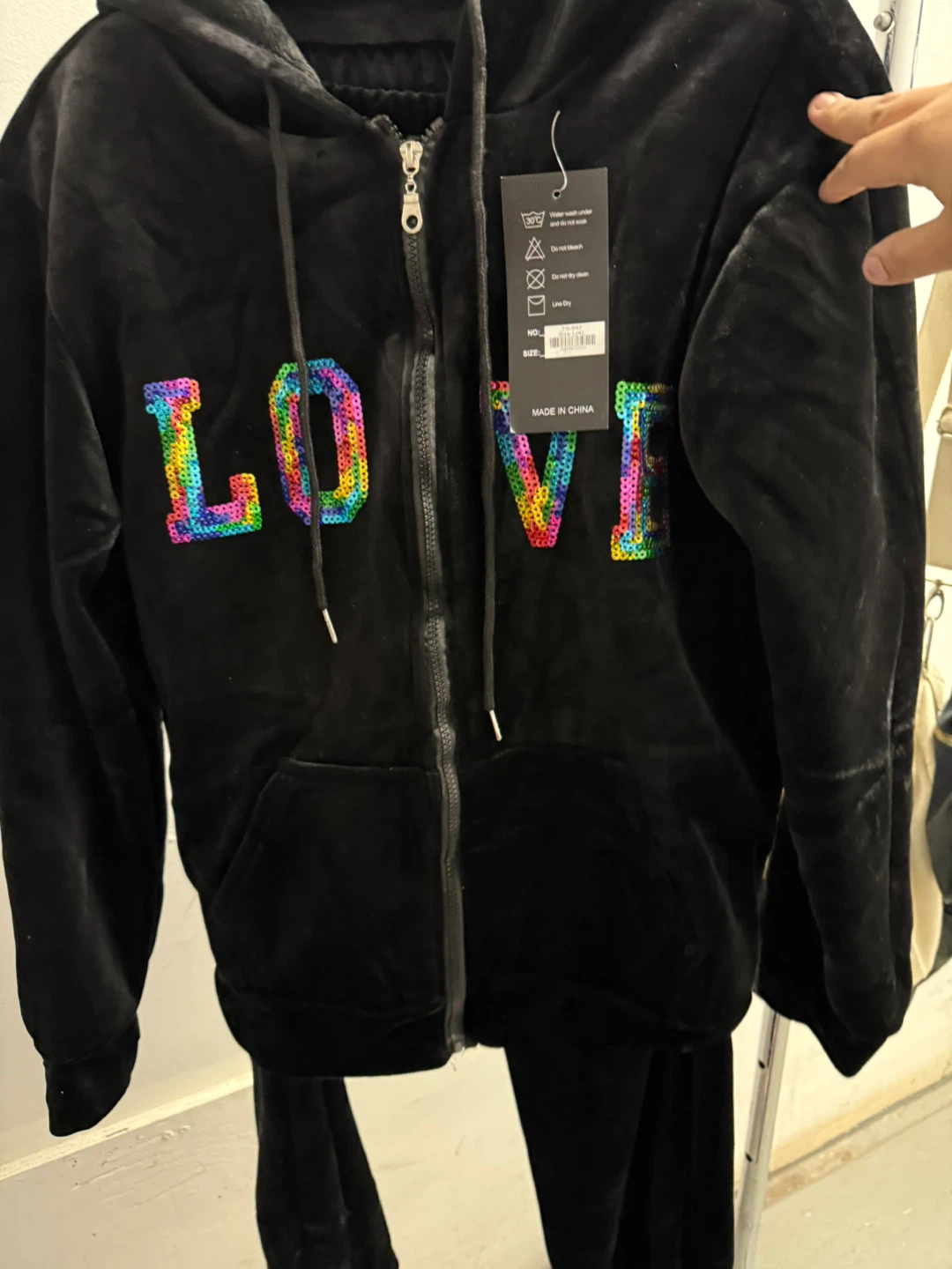 Velvet LOVE Tracksuit Set