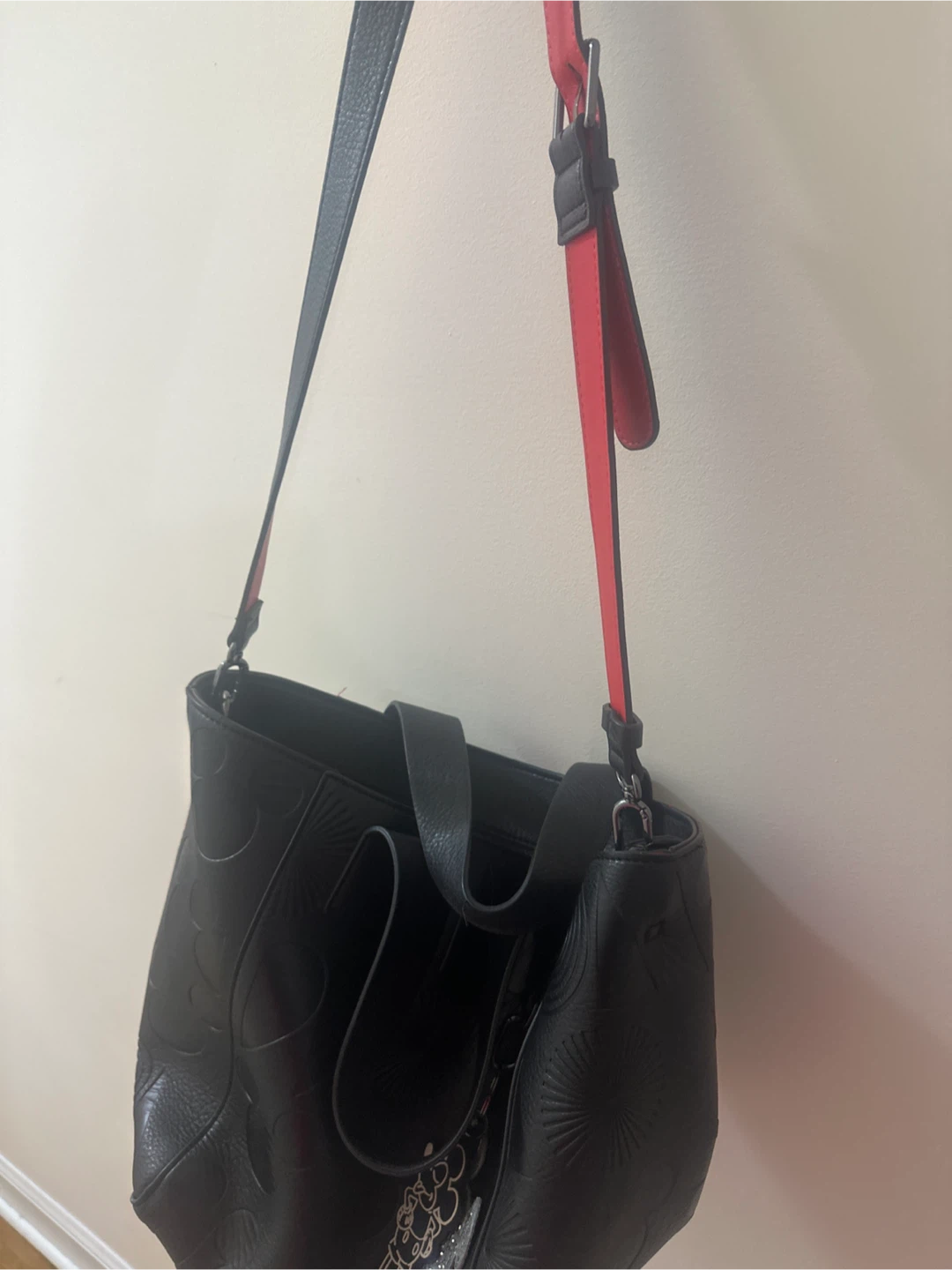 Desigual Black Embossed Tote Bag - photo 2