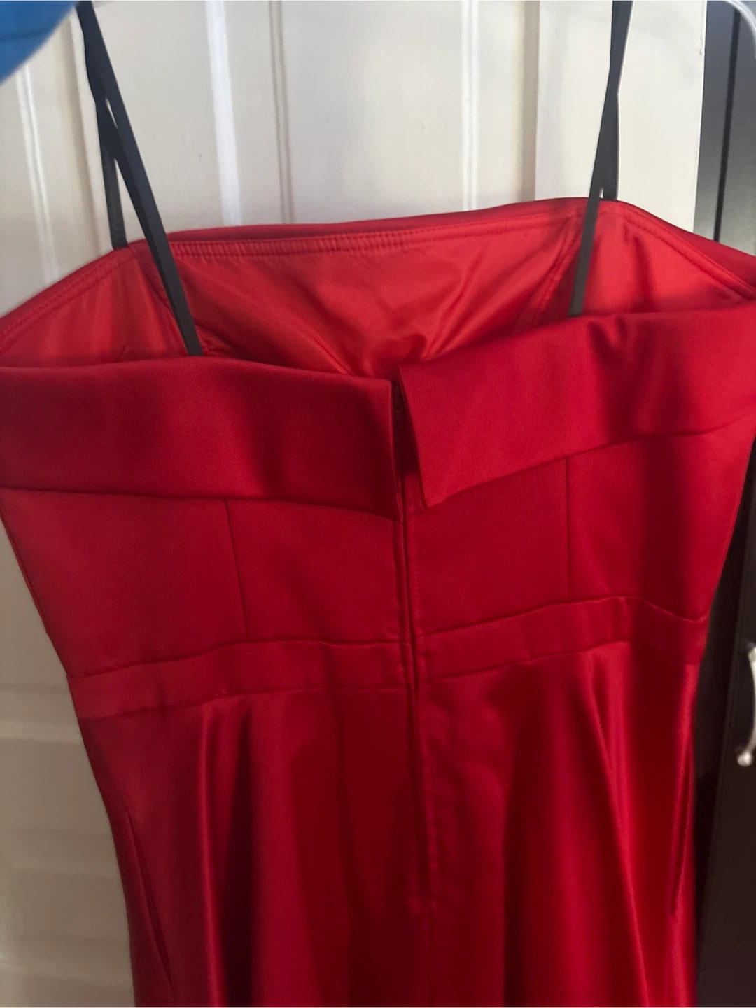 Red Strapless Dress - photo 5