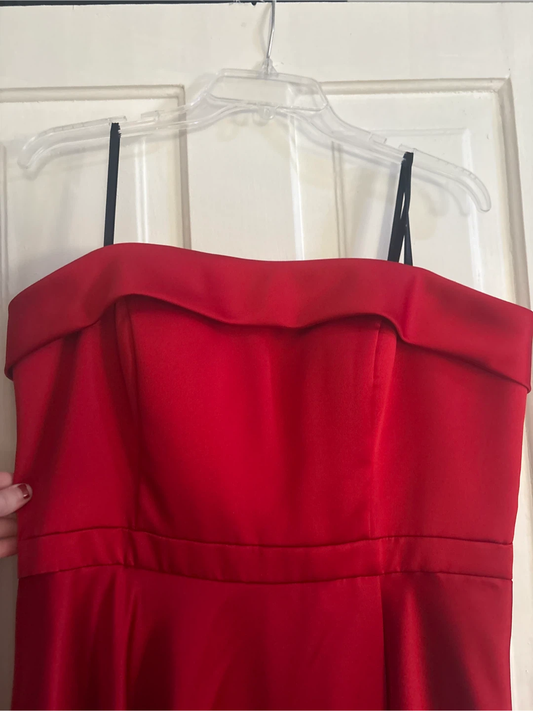 Red Strapless Dress - photo 4