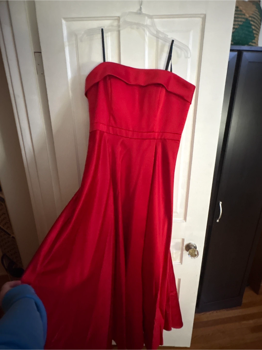 Red Strapless Dress