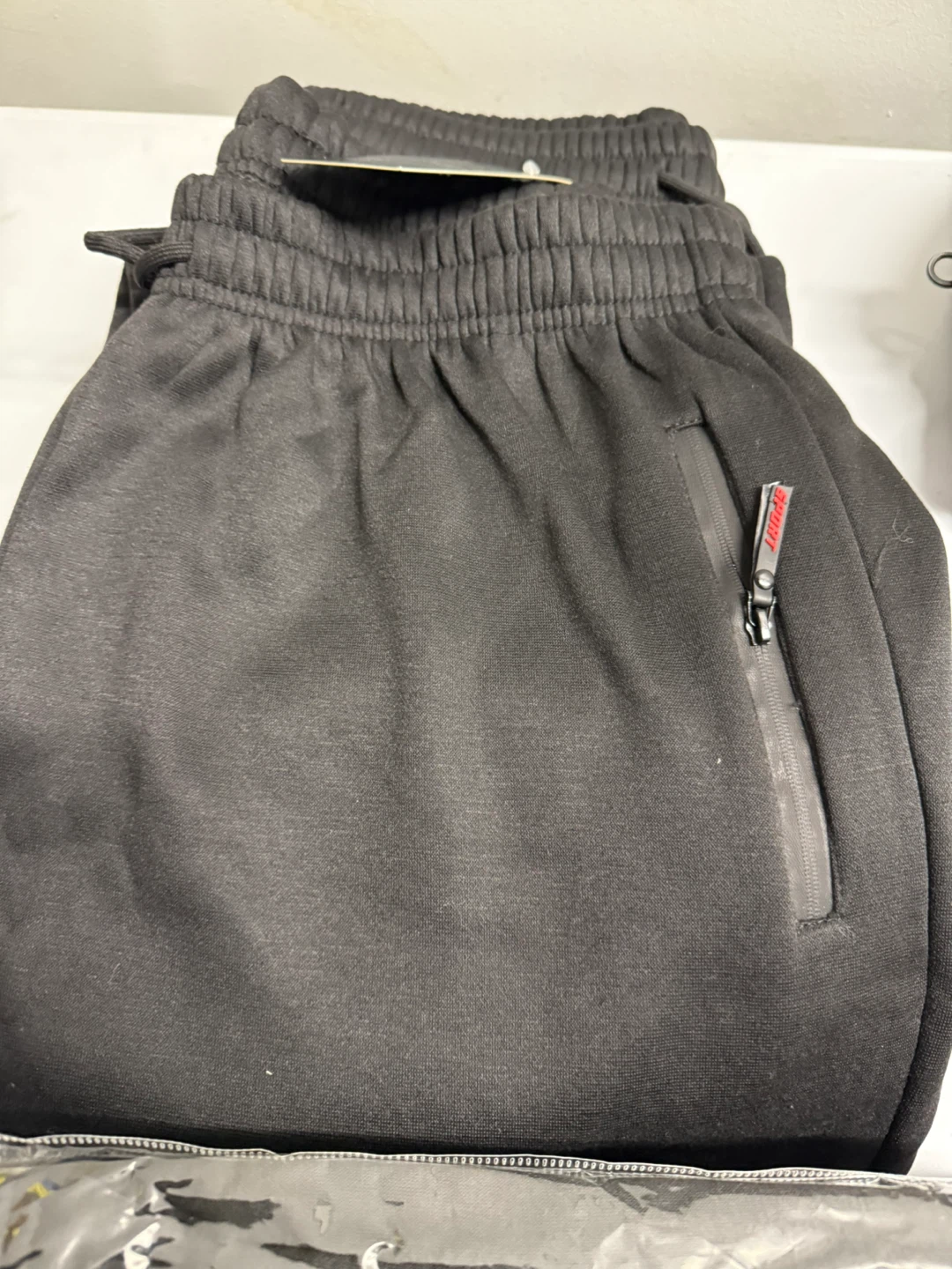New York Men's Black Jogger Pants