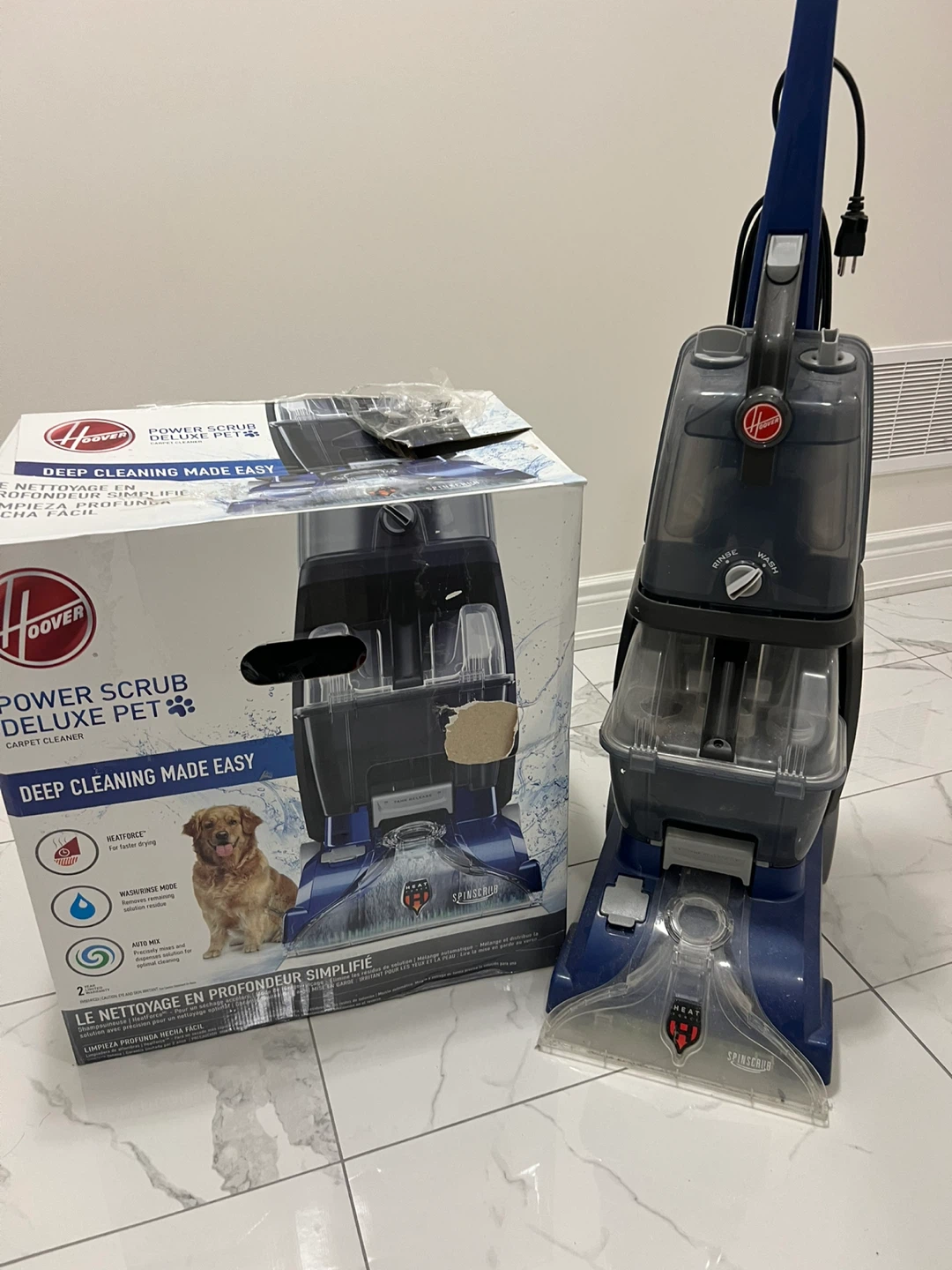 Hoover Power Scrub Deluxe Pet Carpet Cleaner