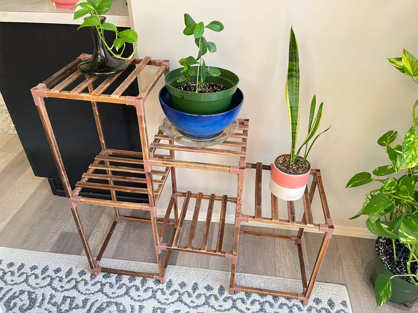 Tiered Plant Stand - Copper Colour - photo 2