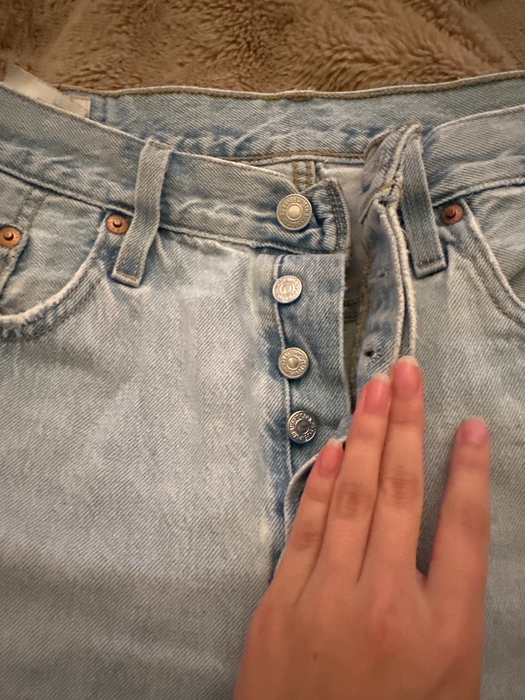 Levi's 501 Denim Shorts - photo 2