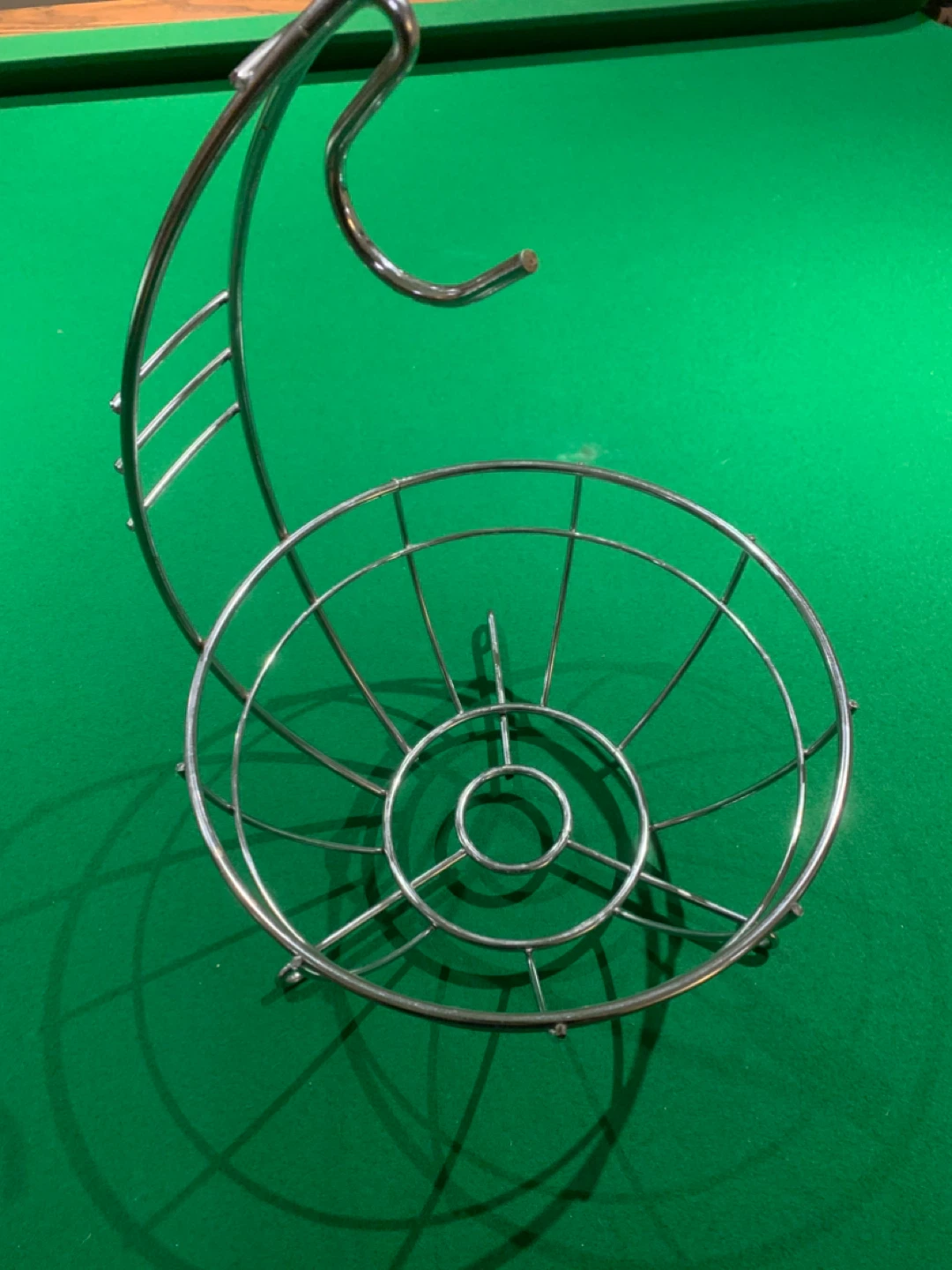 Chrome Fruit Basket with Banana Hook