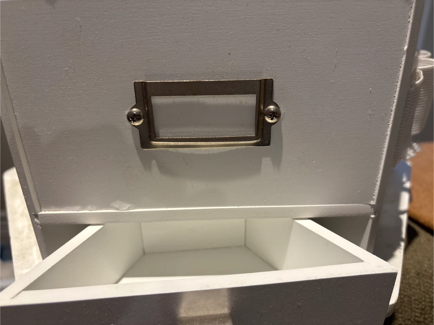 ❄️White Wooden Organizer - photo 4