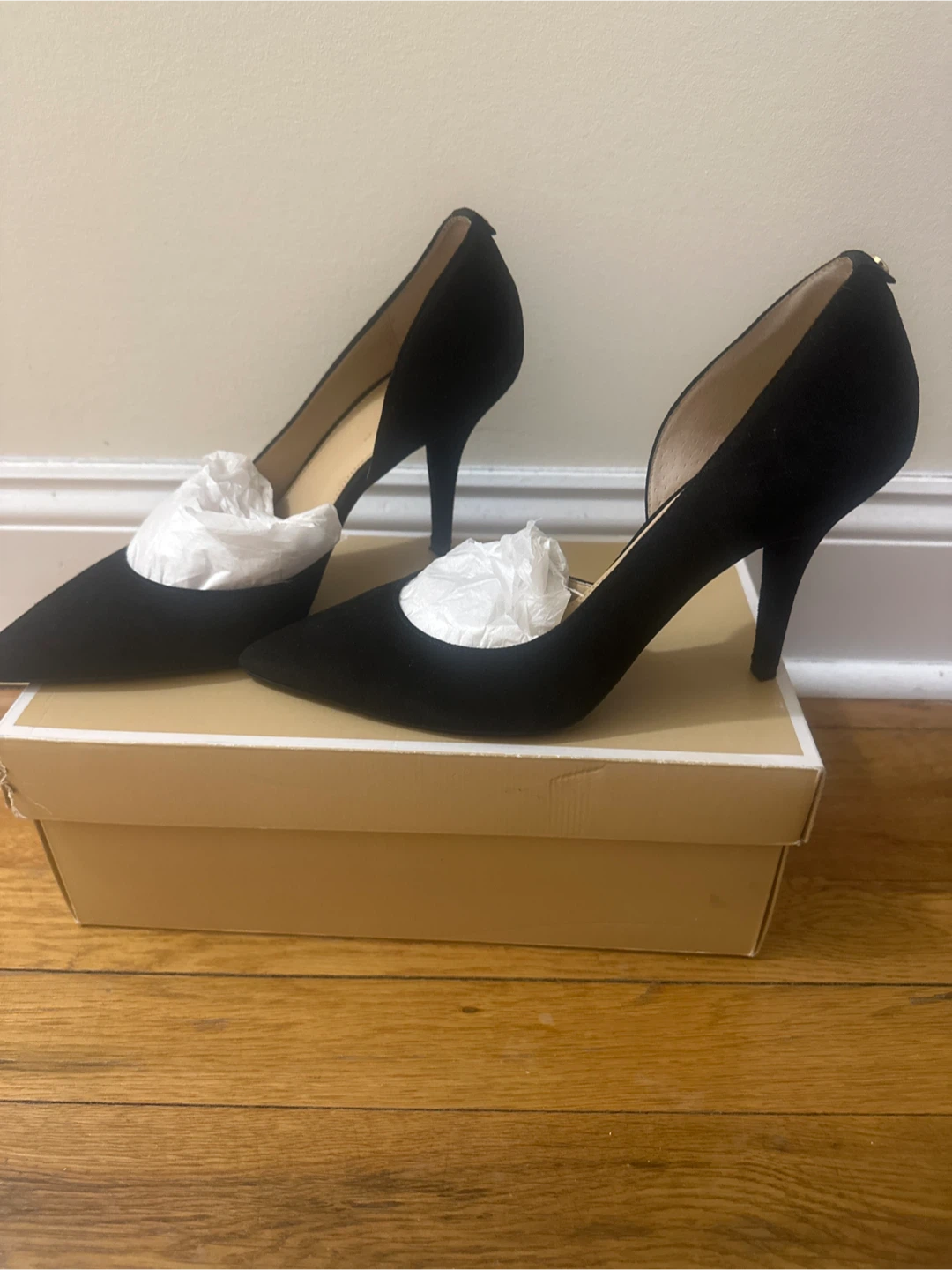 Michael Kors Black Suede Heels - Size 10 - photo 2