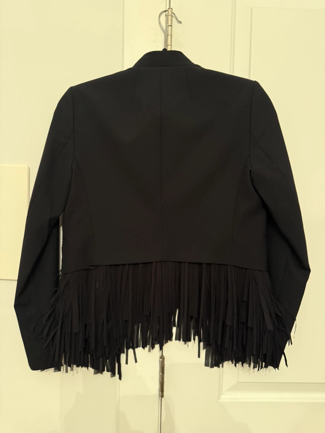 Banana Republic Black Fringe Blazer - Petite Size 0 - photo 2