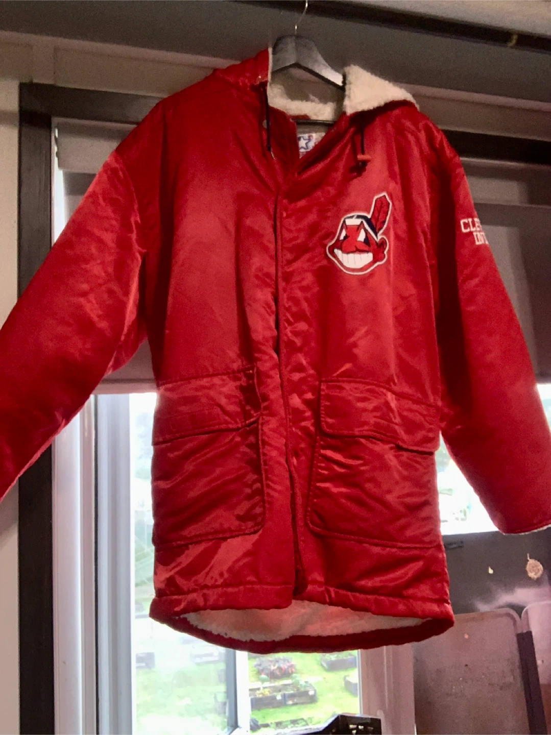 Starter Cleveland Indians Jacket, Red