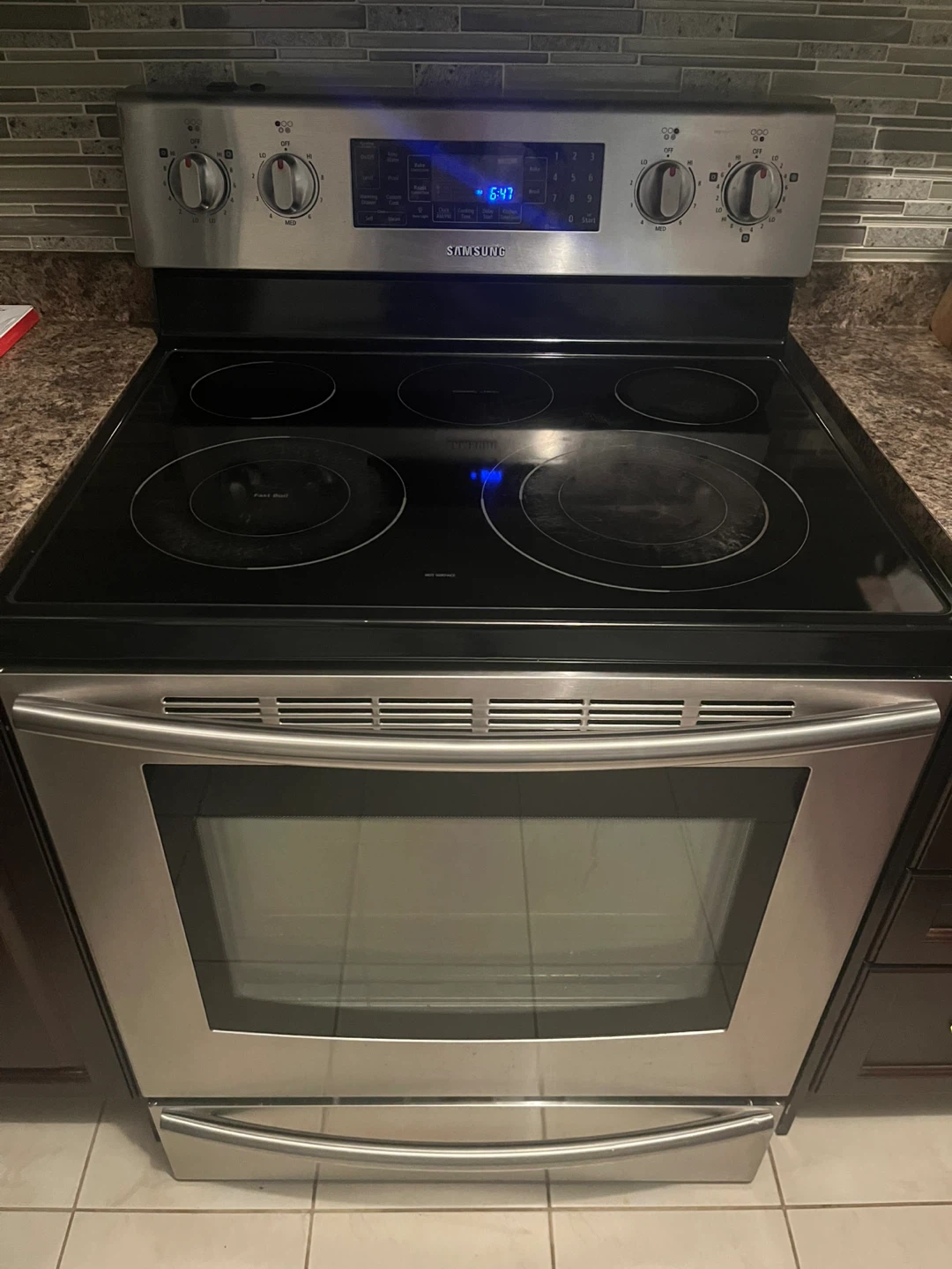 Samsung Electric Range - Stainless Steel oven stove - photo 2