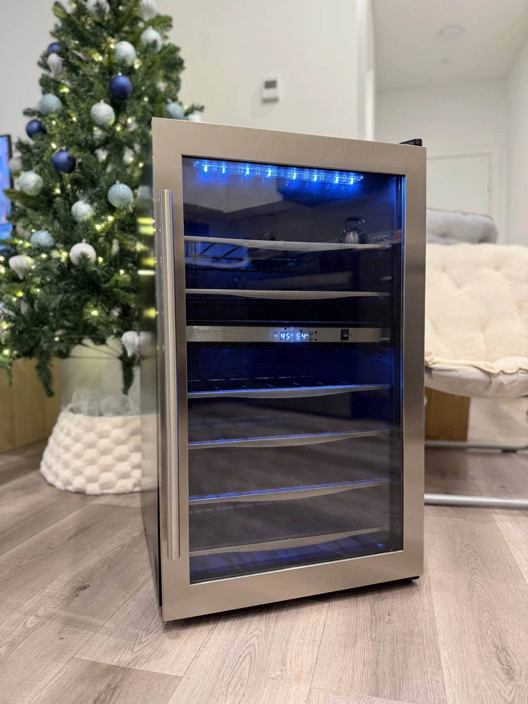 Danby Designer Wine Cooler - Black & Stainless Steel