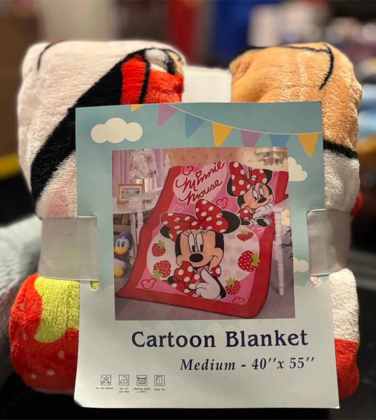 Minnie Mouse Cartoon Blanket - Medium 40"x 55"