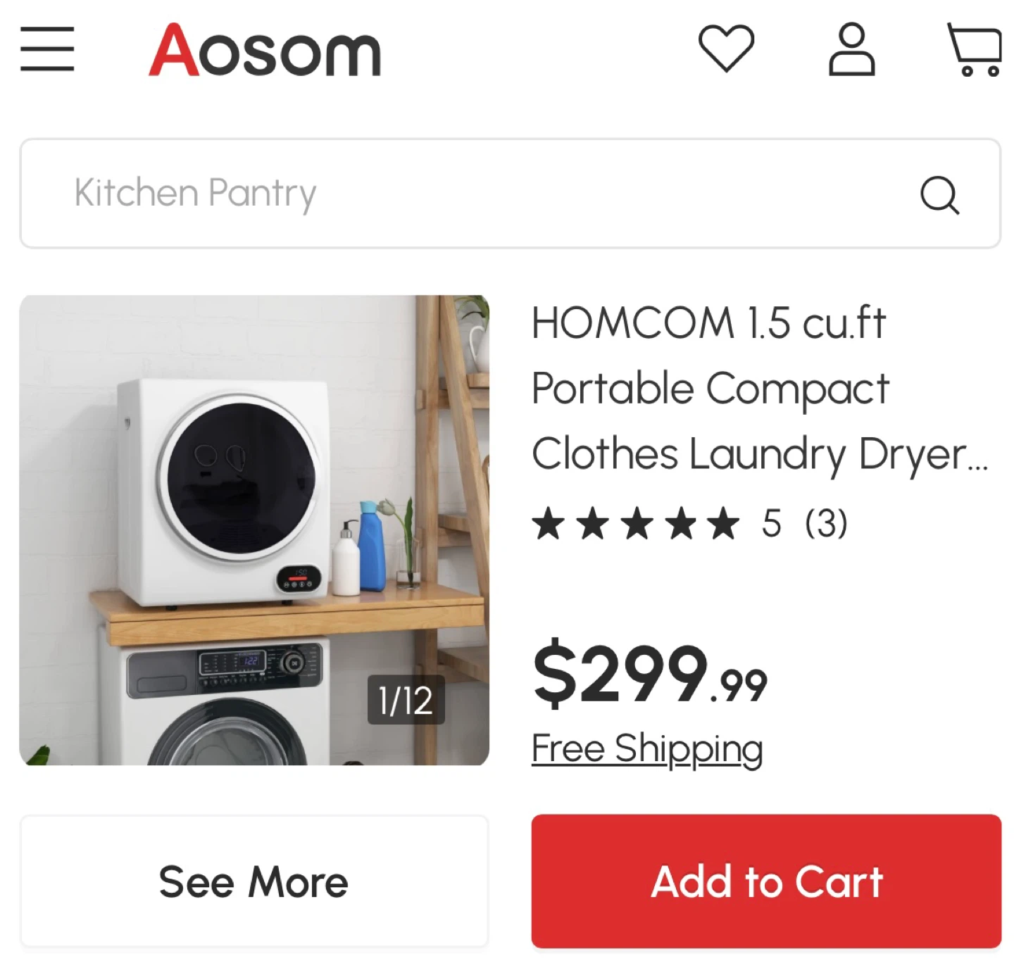 Portable Clothing Dryer - White By Homcom - photo 4