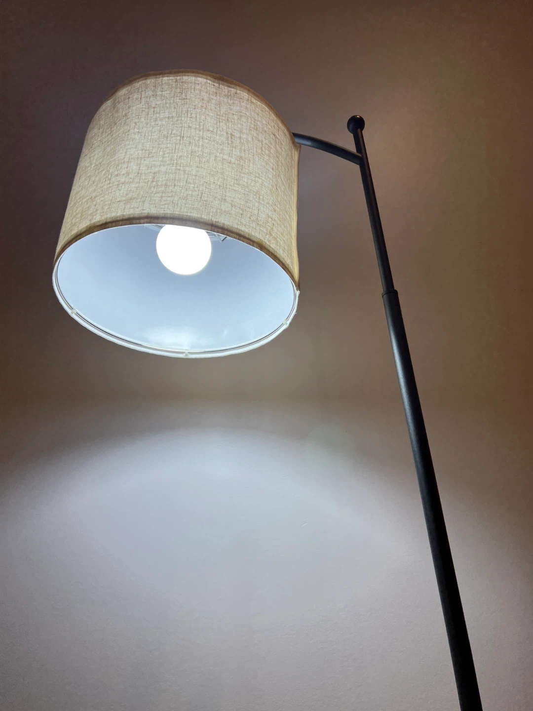 Floor Lamp with Beige Shade - photo 4