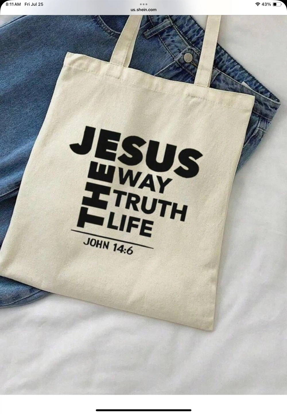 Religious Tote Bag - photo 2